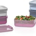 Ello 10 Pc BPA Free Plastic Meal Prep Container Set - 5 Pack with Silicone Boots