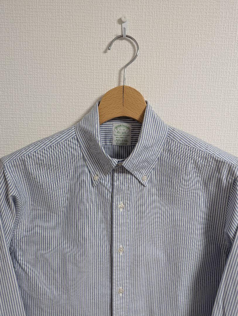 Excellent Condition | USA Made | Brooks Brothers Shirt | MILANO | Candy Stripe