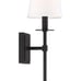 Savoy House 11 Monroe 1-Light Sconce in a Matte Black Finish with a