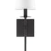 Savoy House 11 Monroe 1-Light Sconce in a Matte Black Finish with a