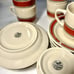 VTG 70's Kun-Lun Tea Cups & Saucer Set - 8 Count