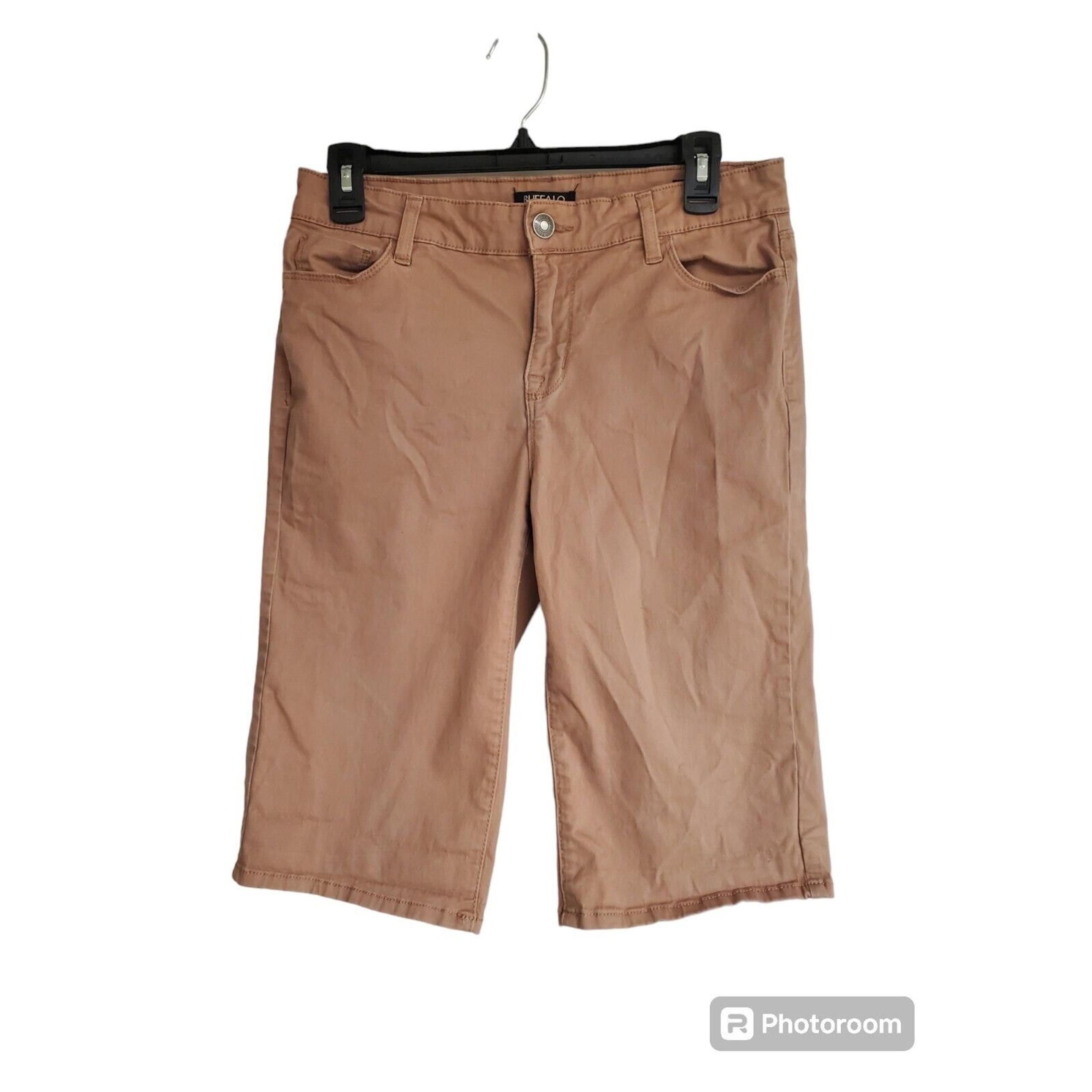 Women's Buffalo David Bitton "Samuella" Mid-Rise Bermuda Shorts | Size 8/29