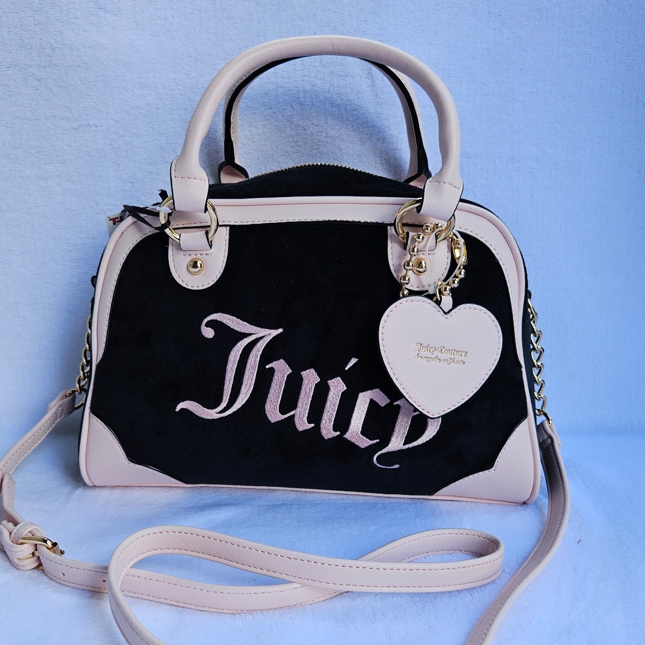 NWT Juicy Couture Liquorice Urban Heritage Bowler,