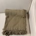 Cotton Throw Sage 50” x 60” with Fringe NEW! Made In India