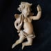 Vtg GG Lang Sel Erben Oberammergau German Hand-Carved Wooden Cherub Angel 10
