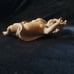 Vtg GG Lang Sel Erben Oberammergau German Hand-Carved Wooden Cherub Angel 10