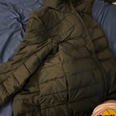 North face black puffer winter jacket