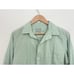 Frank & Eileen BARRY Tailored Button-Up Shirt Light Green Featherweight Large