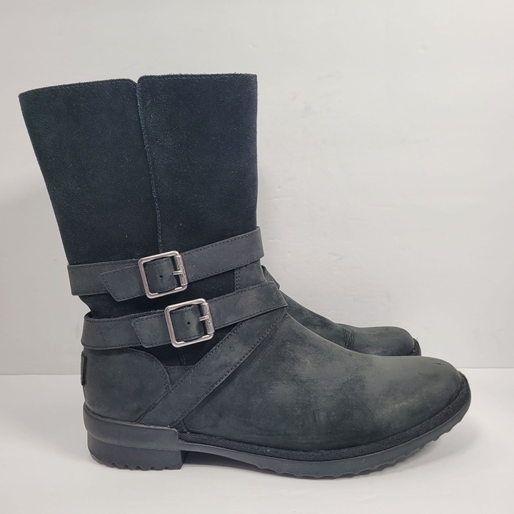 Ugg Lorna Women's Black Waterproof Boots S/N1095155 US Size 9.5