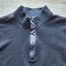Hugo Boss Piceno Quarter Zip Henley Sweater Pullover Long Sleeve Black Men's XL