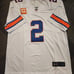 Patrick Surtain II Denver Broncos Throwback White Jersey #2 Size Large