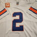 Patrick Surtain II Denver Broncos Throwback White Jersey #2 Size Large