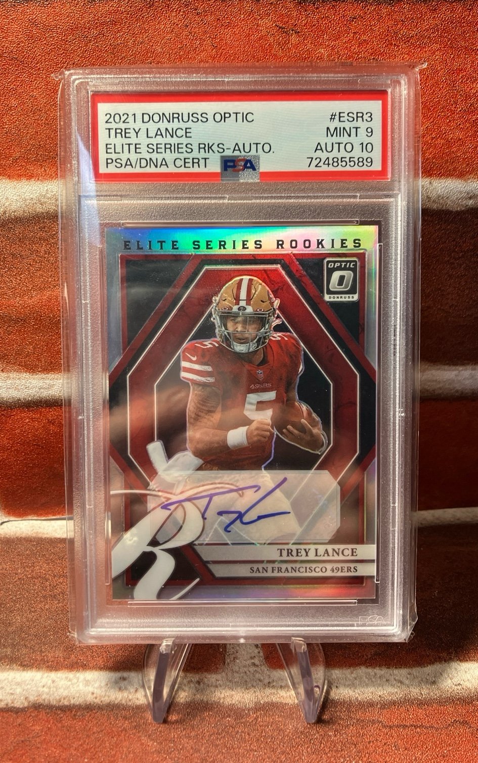 2021 Panini Donruss Optic Trey Lance Elite Series Rookies Auto /99