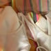 Mr Turk Swim Trunks Shorts Men’s 32 Orange Pink Striped Polyamide Bathing Suit