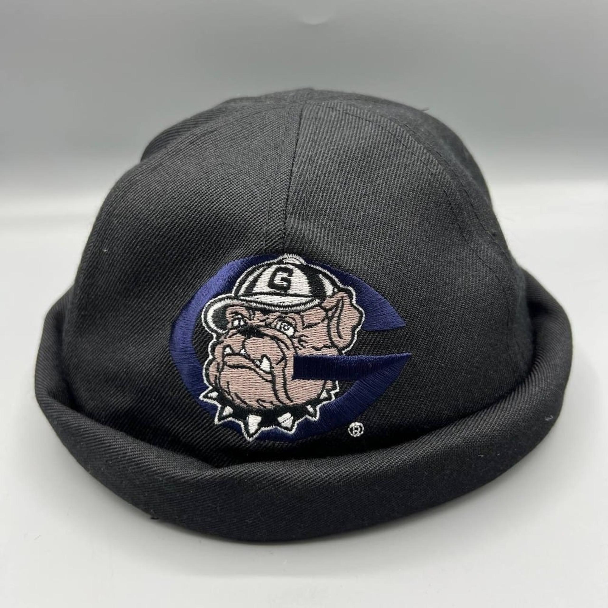 Vintage Cuffed Georgetown Hoyas S/M 7 1/4 - 7 3/8 AJD Fitted Beanie Hat Docker
