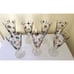Vintage Libbey Pilsner Beer Glasses Barware 10 oz Coins Black Gold Lot of 7