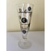 Vintage Libbey Pilsner Beer Glasses Barware 10 oz Coins Black Gold Lot of 7