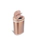 Smart Touchless Motion Sensor Trash Can Oval 3.9 Gallon Gold For Home or Office