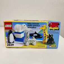 Vintage LEGO Duplo 2659 Baby Animals New NIB Sealed 1996 Penguin Orca Seal Bear
