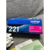 Brother TN-221M Magenta Toner For HL-3140CW, DCP-9020CDN, MFC-9130CW