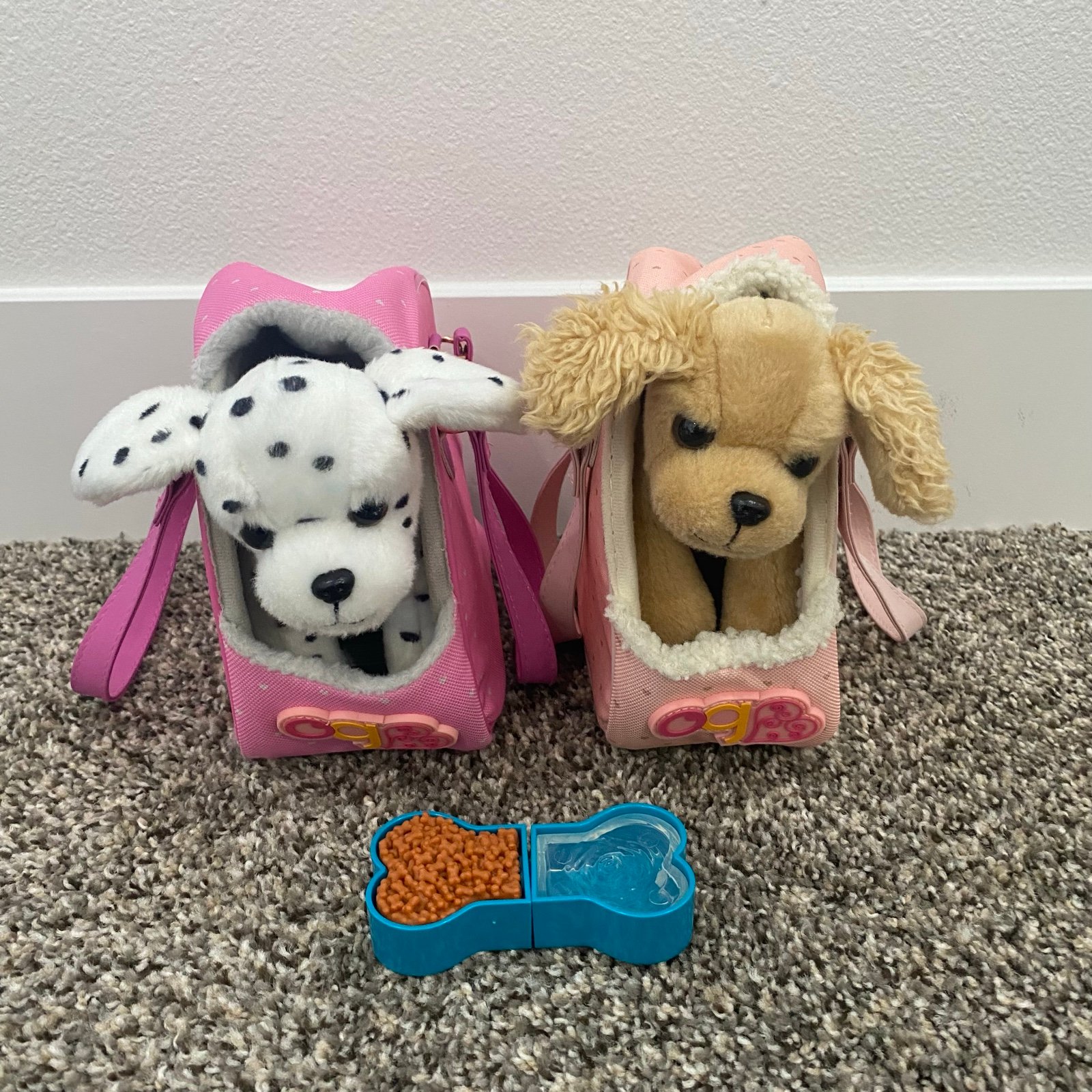 Our Generation Hop in dog carrier and plush poppy bundle