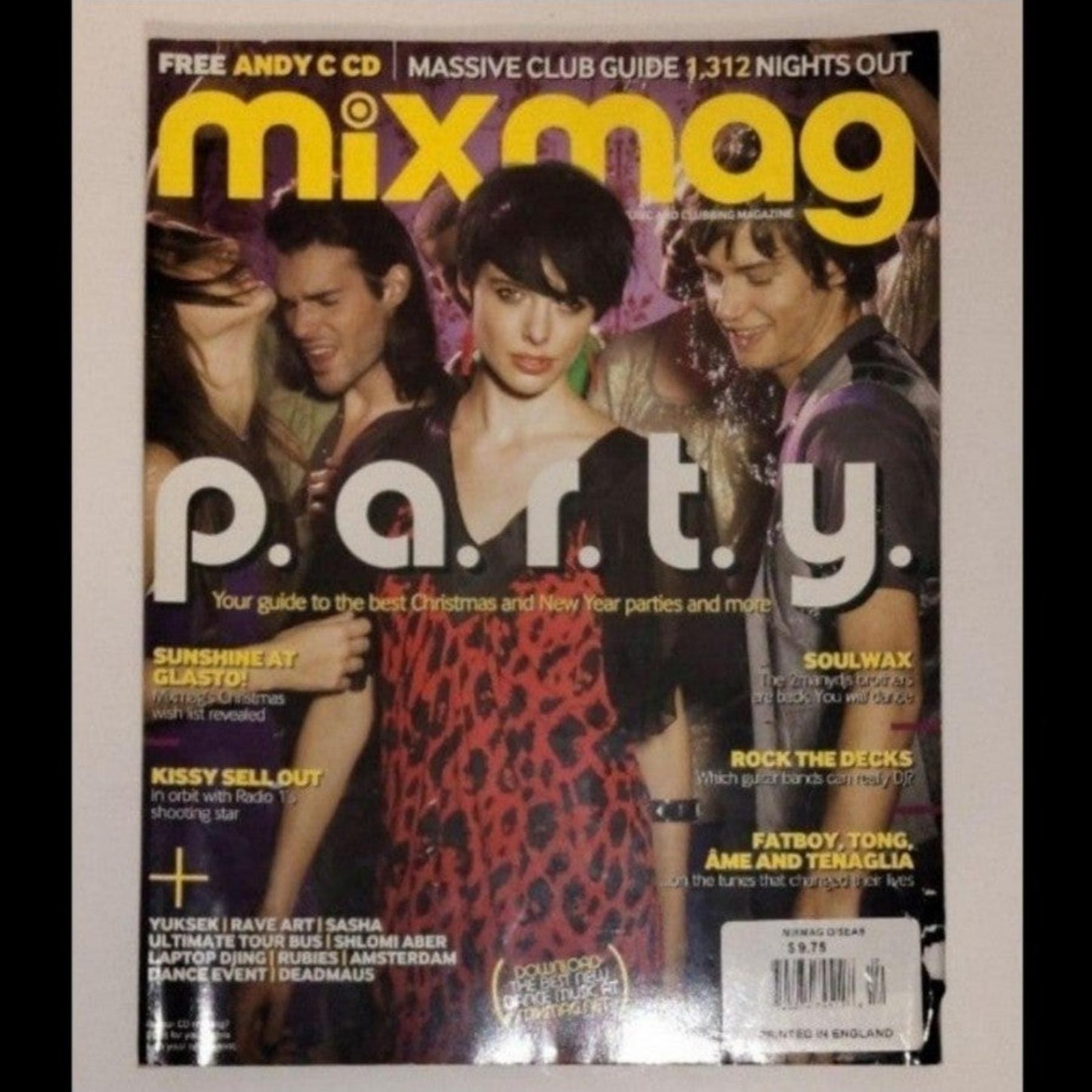 VTG MixMag №199 PARTY December 2007 Music Musician EDM DJ Producer Dance Deejay