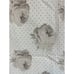 Martex Vintage Full Size Sheets & Pillowcases Polkadot & Roses Cream / Brown