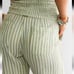 Billabong Women's New Waves Striped Woven Wide Leg Pants Size L/12 NWT