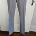 Vtg 70s brown, gray & tan patterned double knit pants