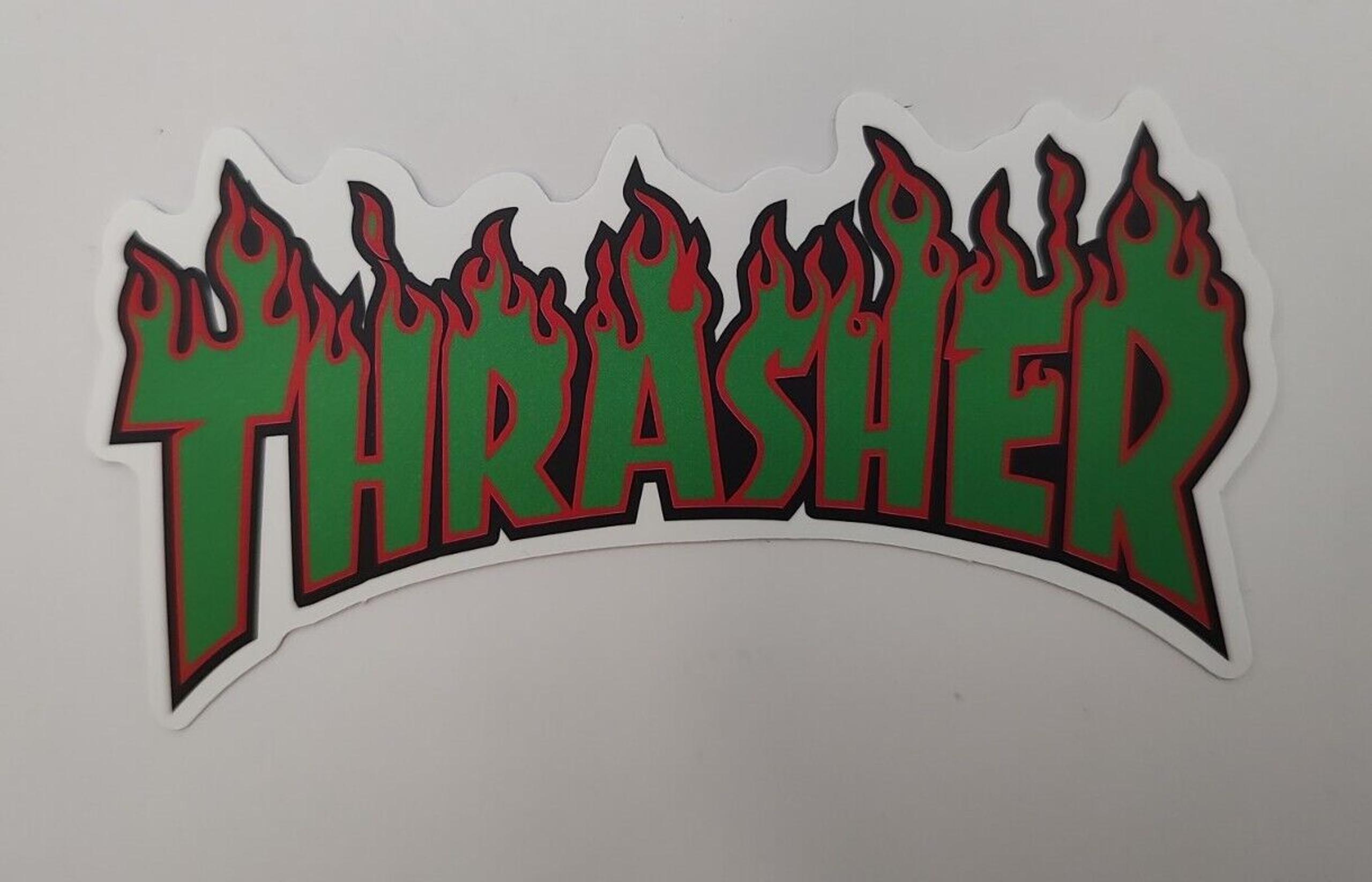 Thrasher Flame Logo Skateboard Sticker