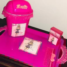 Barbie bathroom set