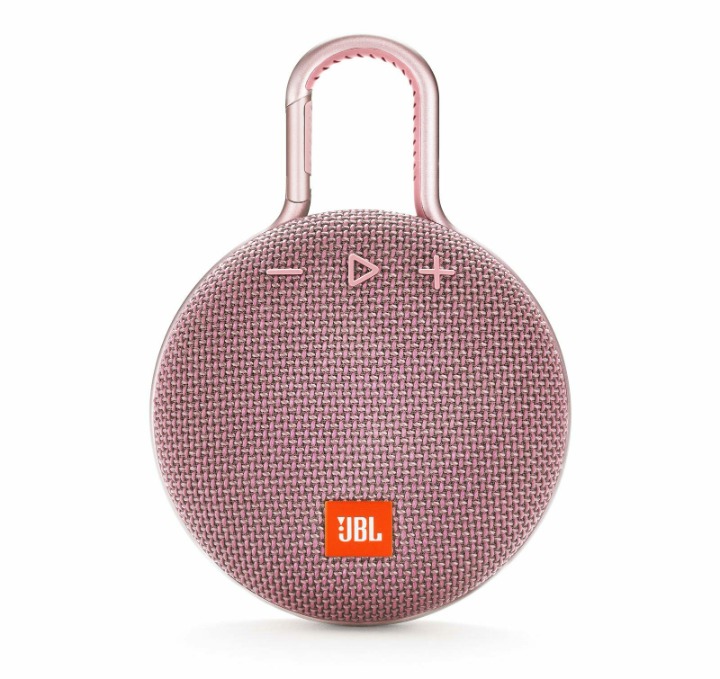 JBL Clip 3 Dusty Pink Portable Bluetooth Speaker