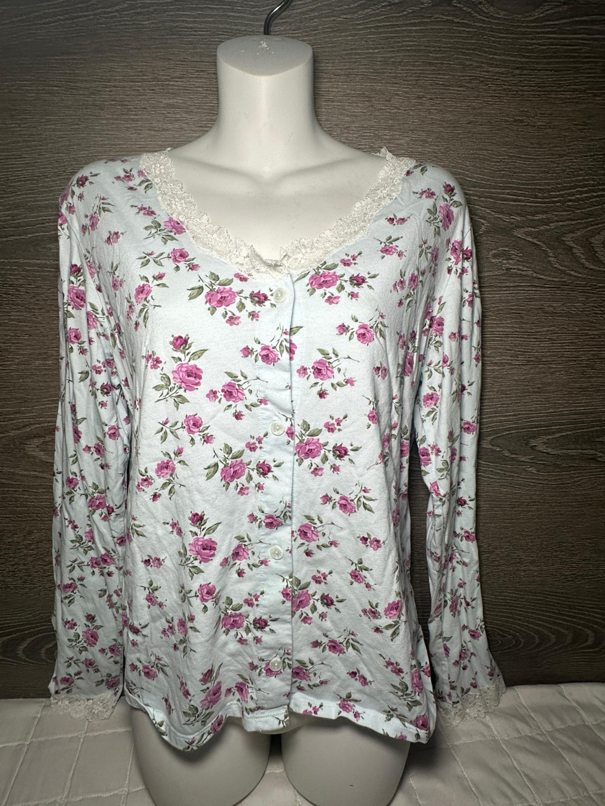 Victoria secret floral long sleeve top