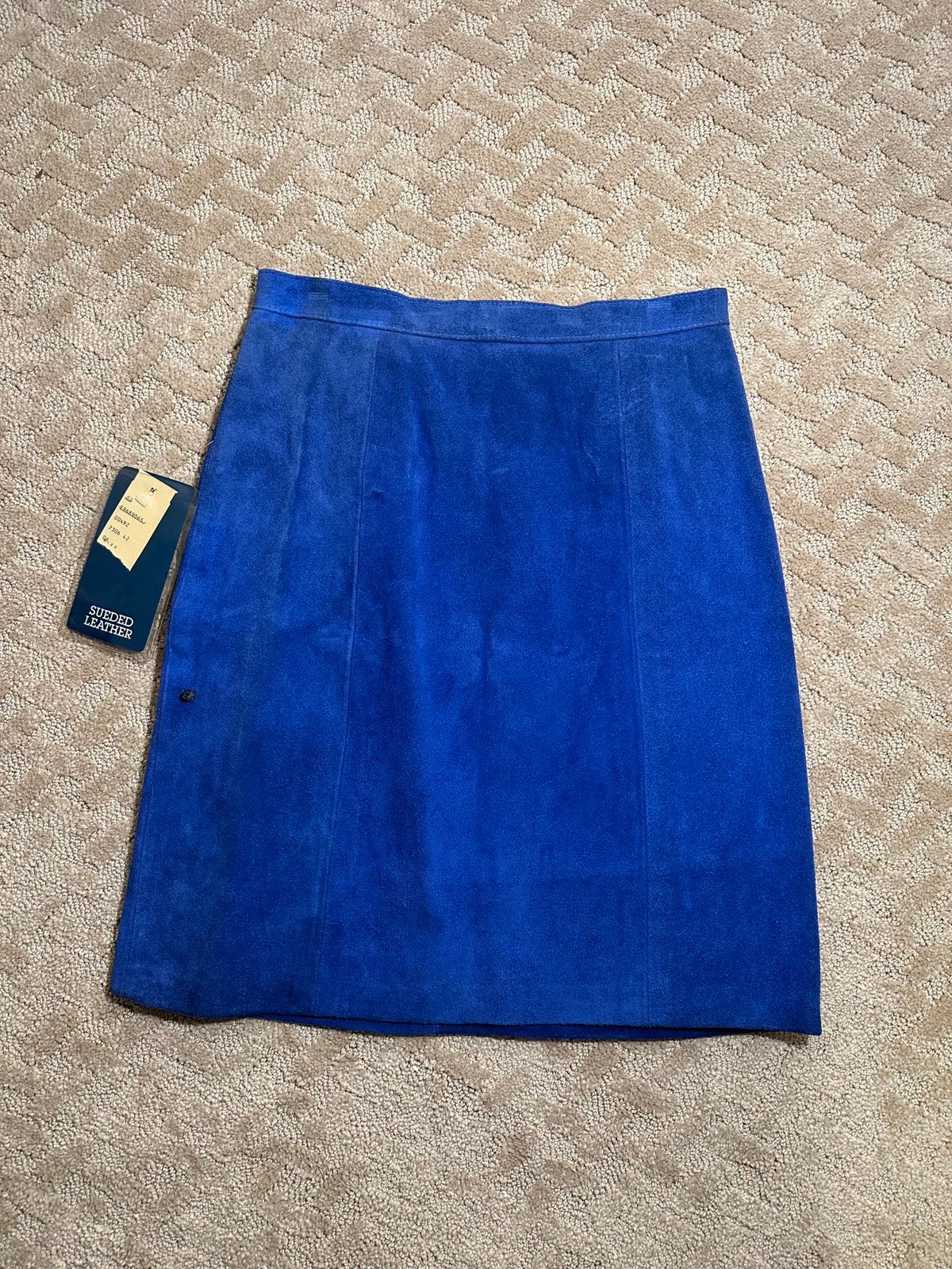 VINTAGE Suede Skirt and Jacket Set
