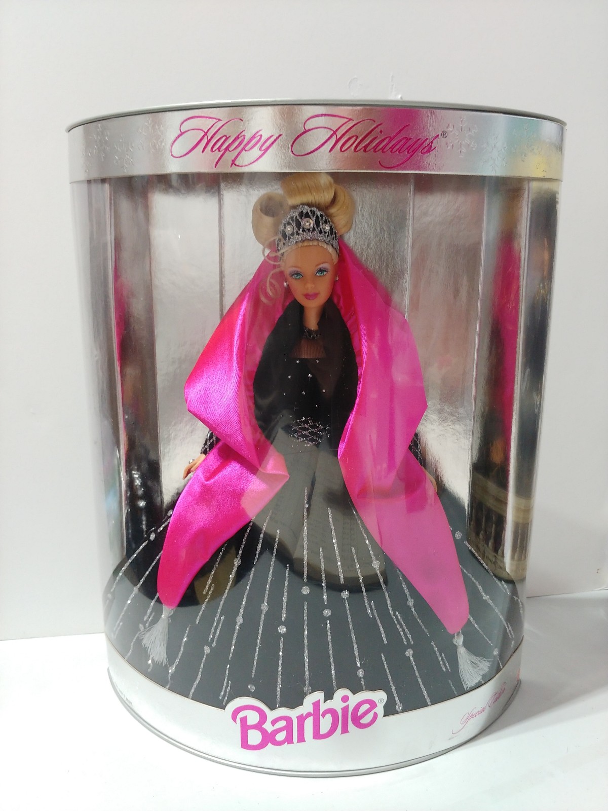 RARE MISPRINT Happy Holidays Barbie 1998 NEW mint condition!