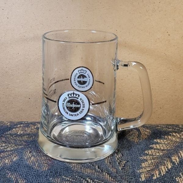 Warsteiner 0.5L Glass Beer Stein