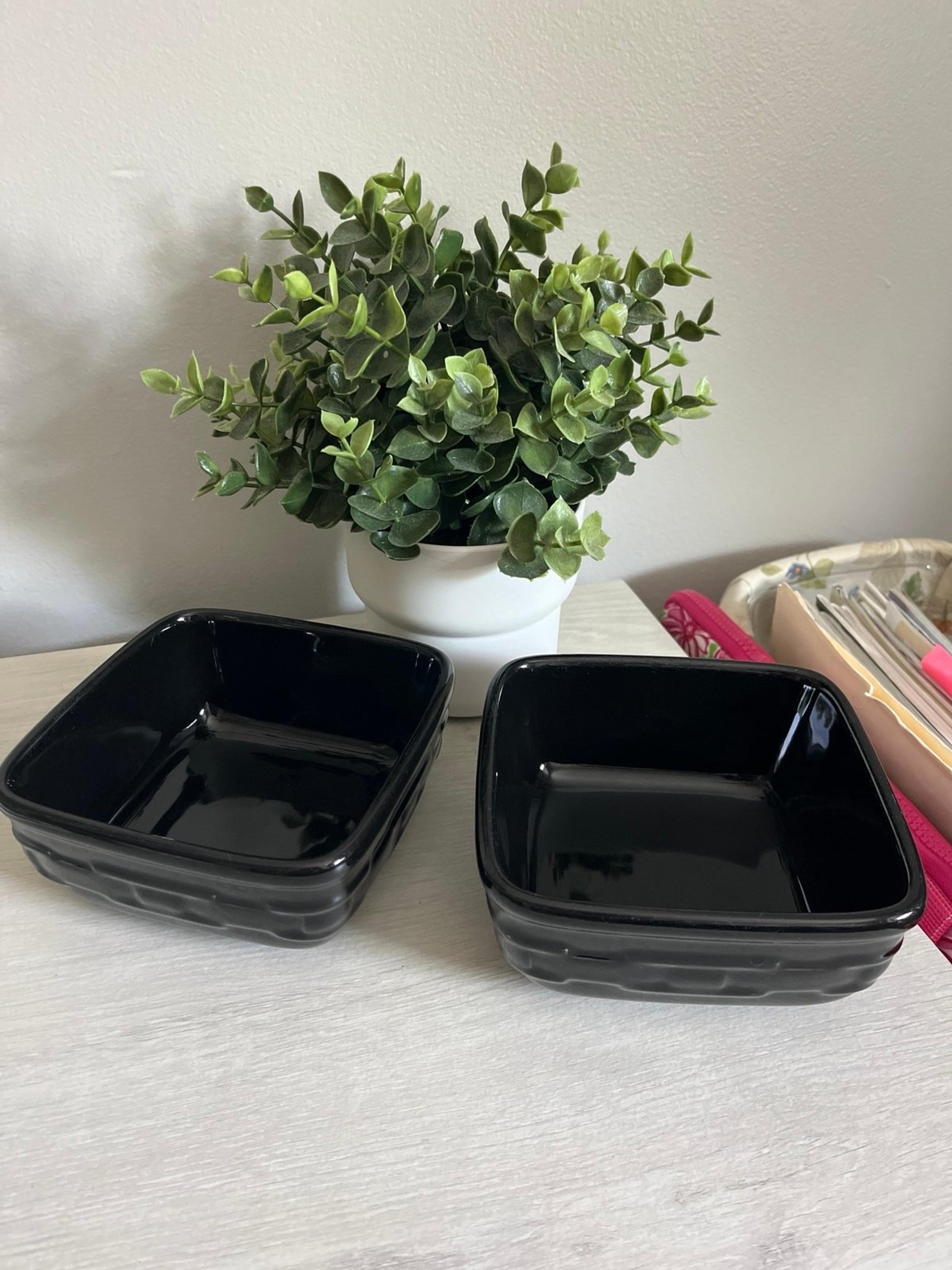 Longaberger Woven Tradtions Ebony Serving Bowls