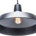 Globe Electric 1-Light Matte Black Barn Light Pendant