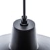 Globe Electric 1-Light Matte Black Barn Light Pendant