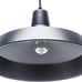 Globe Electric 1-Light Matte Black Barn Light Pendant