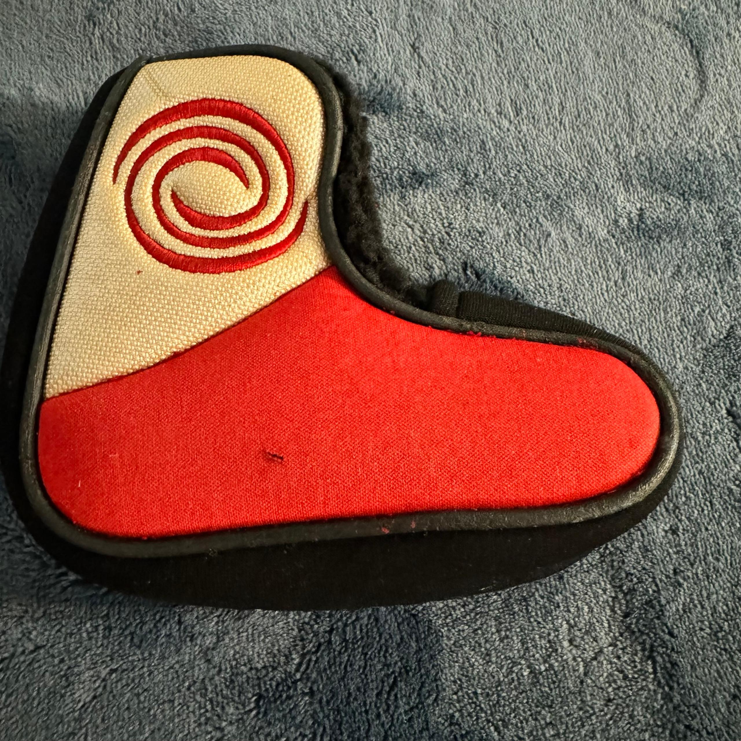 Odyssey Golf Blade Putter Head Cover Black / White / Red Used
