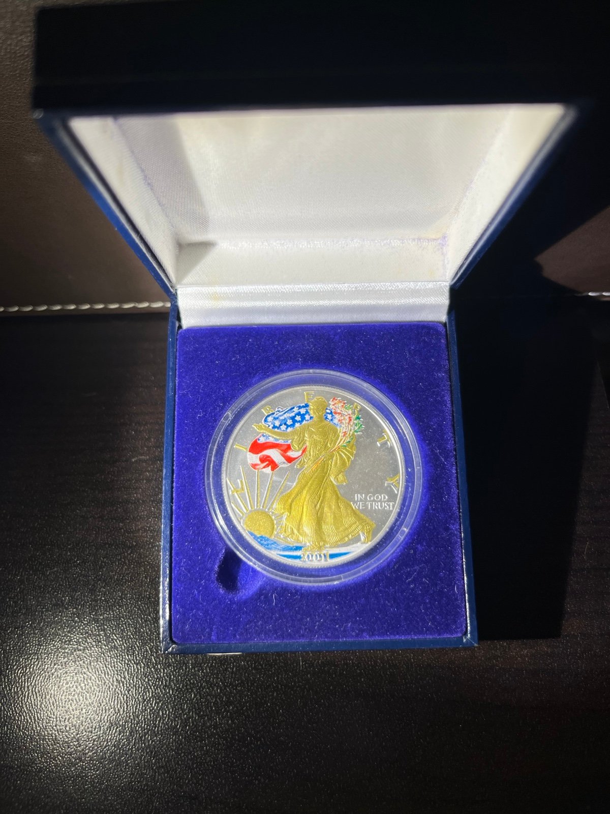 2001 Colorized Walking Liberty