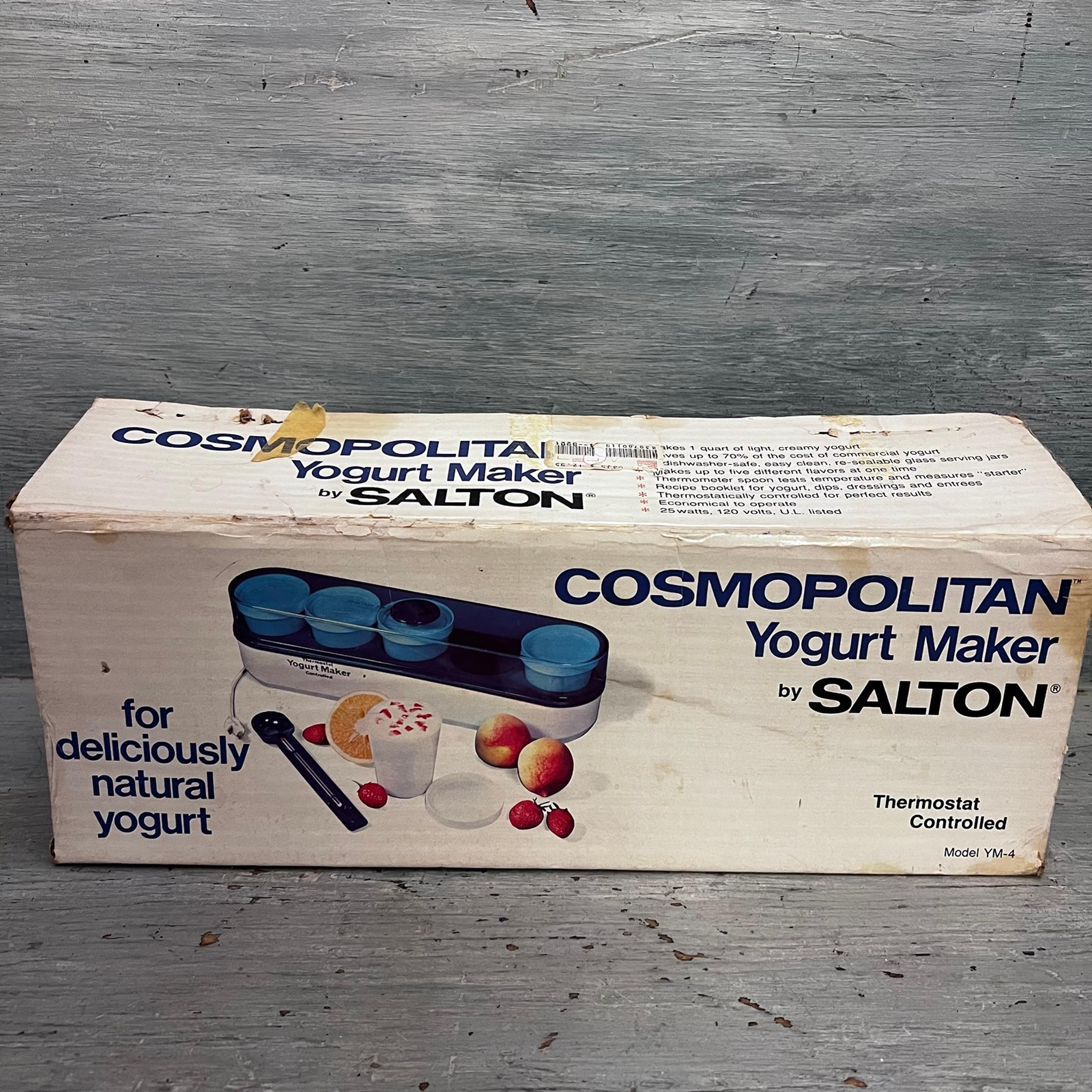 Vintage Cosmopolitan Salton Yogurt Maker Good Condition