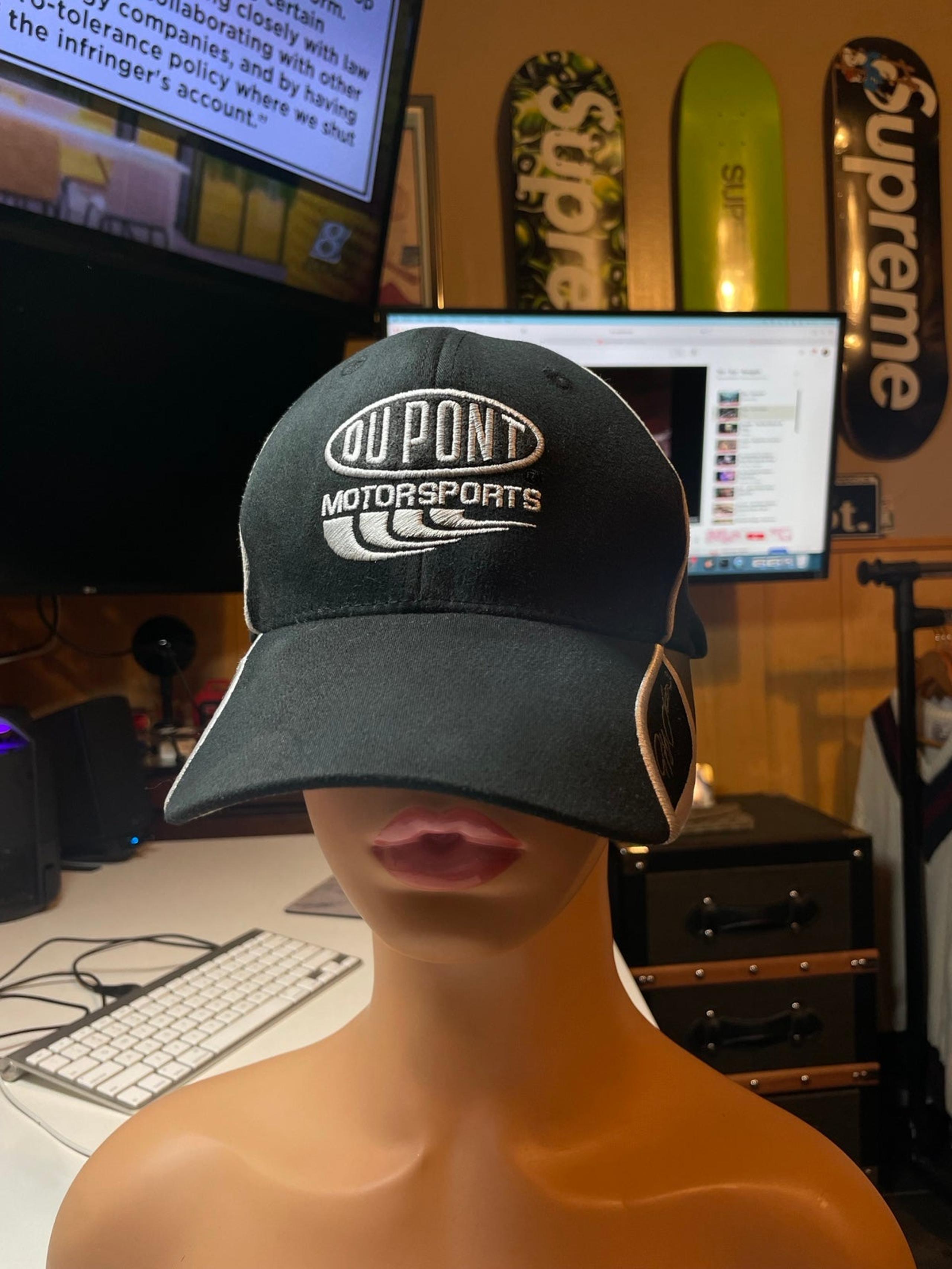 Jeff Gordon mens size small black fitted hat