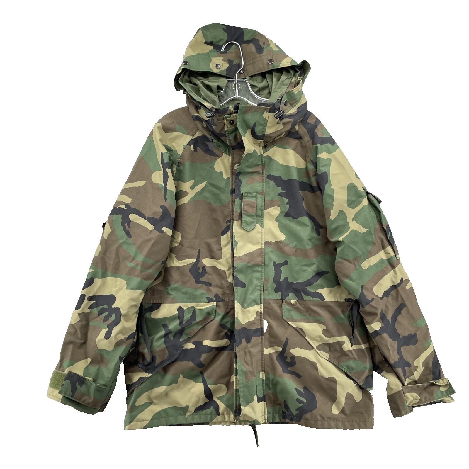 US Army Cold Weather Parka Jacket Mens Med Camo Goretex Outdoor Workwear Utility