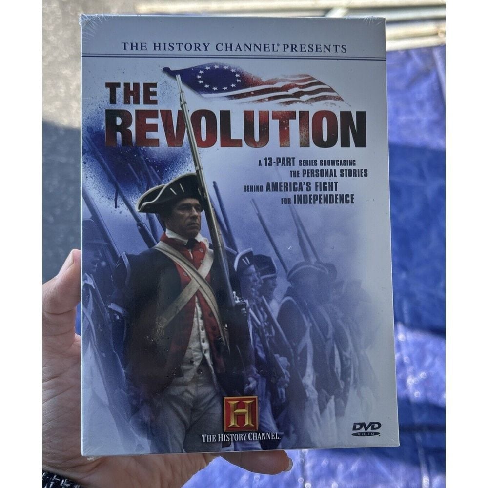 THE REVOLUTION HISTORY CHANNEL 4 Disc America Revolutionary War RARE DVD SET NEW