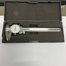 Vintage MIDWAY Machinist 6” Dial Caliper (.001) Shock Proof Stainless Hardened