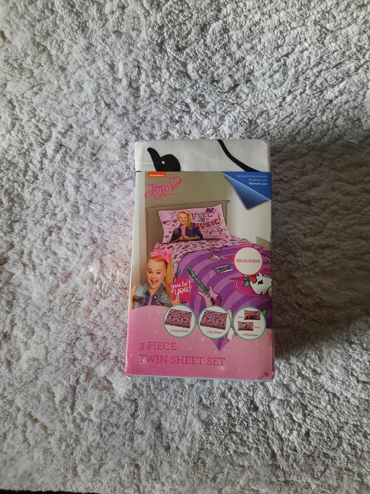 Nickalodean Jojo Siwa Twin Sheet Set New
