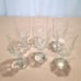 Set Of 6 Vintage Clear Wine Or Water Glasses Goblets By Libbey Octagonal Shaped
