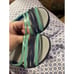 Crocs Women’s 9 Isabella Huarache Sandals Slip On Jelly Blue Teal Green